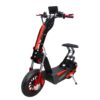 Scooter Eléctrico Honey Whale F8 Negro-Rojo