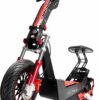 Scooter Eléctrico Honey Whale F8 Negro-Rojo - Imagen 3