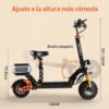 SCOOTER ELECTRICO HONEY WHALE H3 NEGRO - Imagen 5