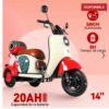 MOTOBICI ELÉCTRICA 3 RUEDAS HONEY WHALE V1 - Imagen 3