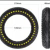 Llanta Solida Puntos De Colores Para Scooter Eléctrico 8.5 - Imagen 2