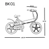 Bicicleta Eléctrica BK01 Blanco - Imagen 3