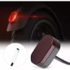 Guardabarros Salpicadera Con Lampara Para Scooter Xiaomi - Imagen 3