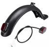 Guardabarros Salpicadera Con Lampara Para Scooter Xiaomi - Imagen 5