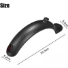 Guardabarros Salpicadera Con Lampara Para Scooter Xiaomi - Imagen 6