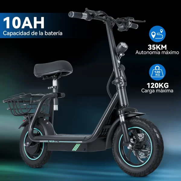 Scooter Eléctrico HoneyWhale M5 Pro-2 - Imagen 5
