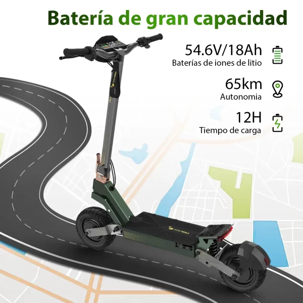 Scooter Electrico Plegable Honey Whale H2 Dual (Doble Motor) - Imagen 5