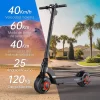 Scooter Eléctrico Orno Rueda Ancha Negro Motor 900W DOBLE MOTOR - Imagen 2