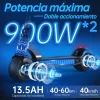 Scooter Eléctrico Orno Rueda Ancha Negro Motor 900W DOBLE MOTOR - Imagen 3